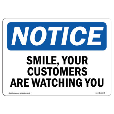 «Smile Vos clients regardent»
