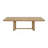 Brown Trestle Table With Leaf