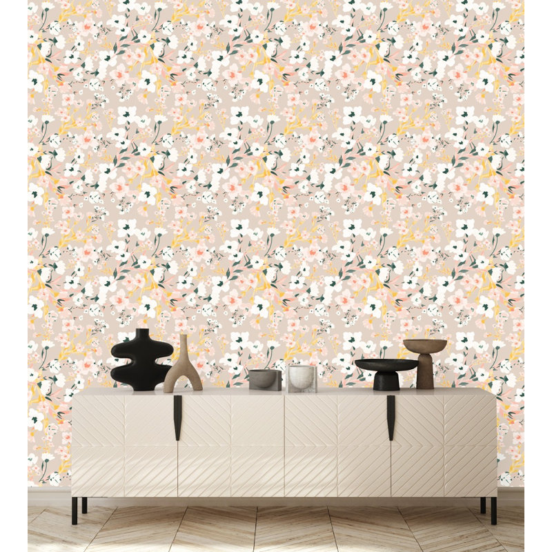Panneau de papier peint auto-adhésif, L 2,08 pi x L 10,42 pi
