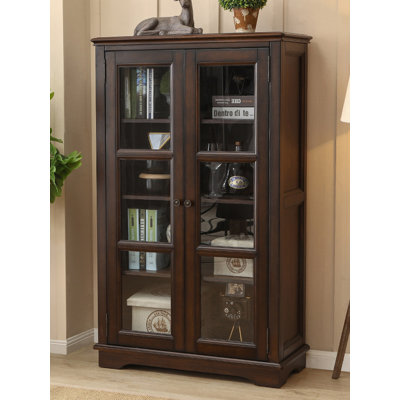 American Country Style Mahogany Accent Cabinet