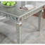 Table de salle à manger argentée W