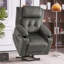 Upholstered Heated Massage Chair-1935285848