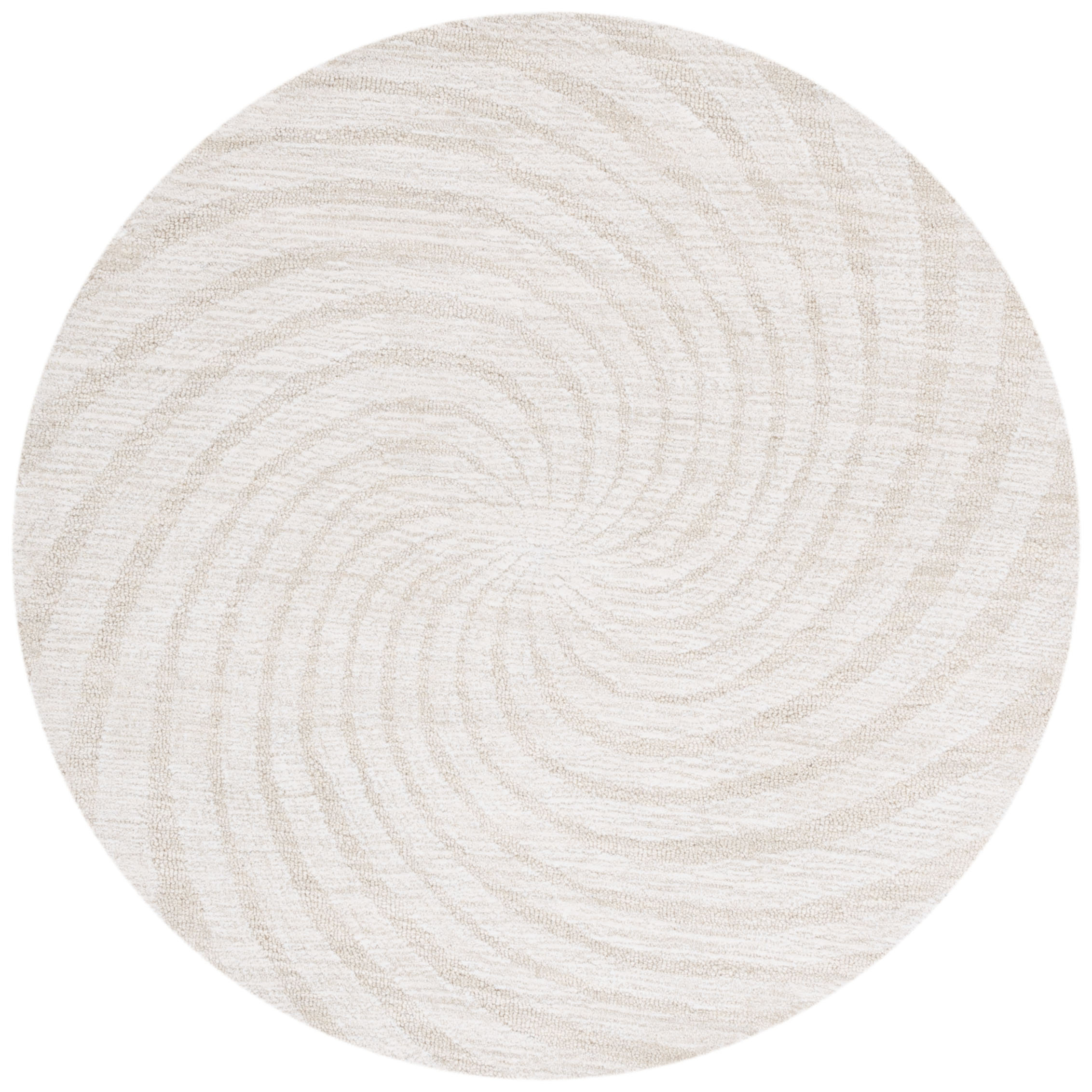 Safavieh Novelty 201 80% Wool; 20% Cotton Spiral Rug | Wayfair