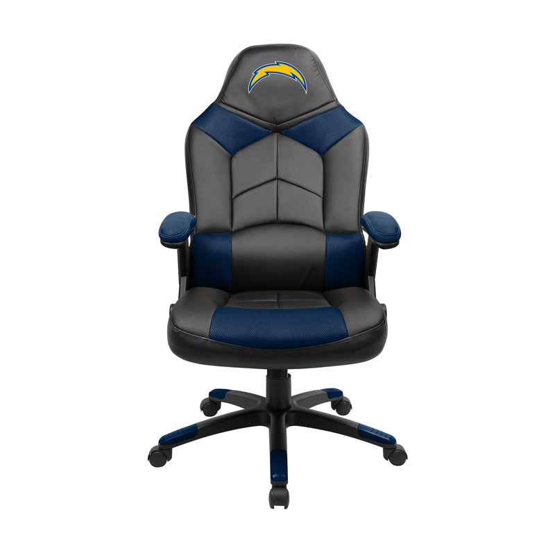 NFL Oversized Gaming Chair, Black/Blue and La Chargersand