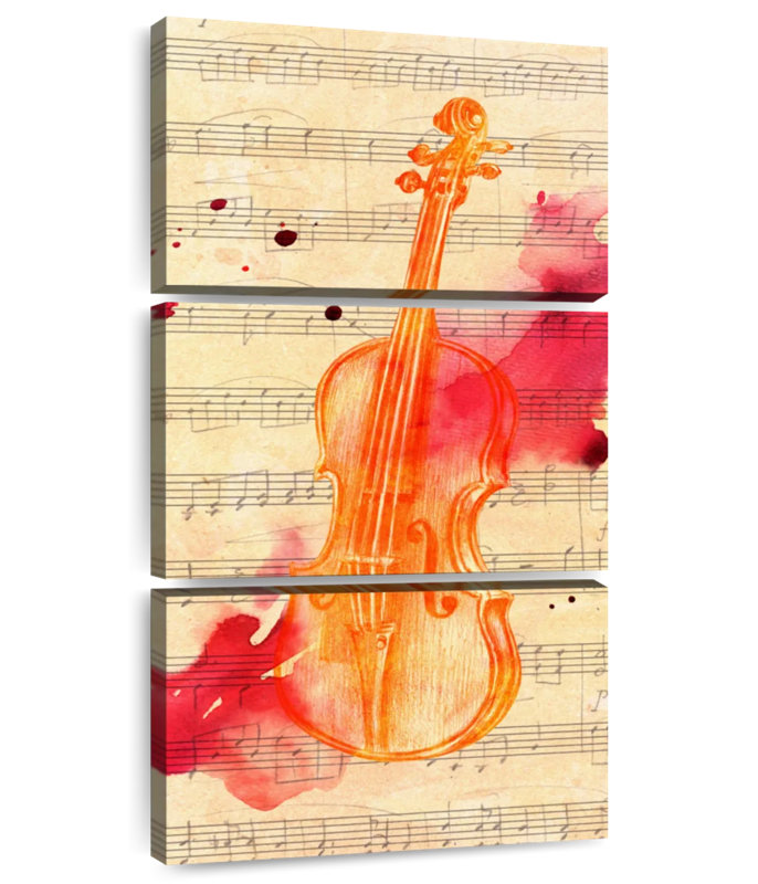 Violin Melody, 80" H x 39" W