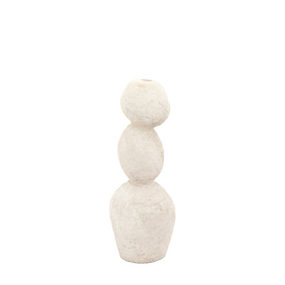 Ceramic Pebble Candle Holder