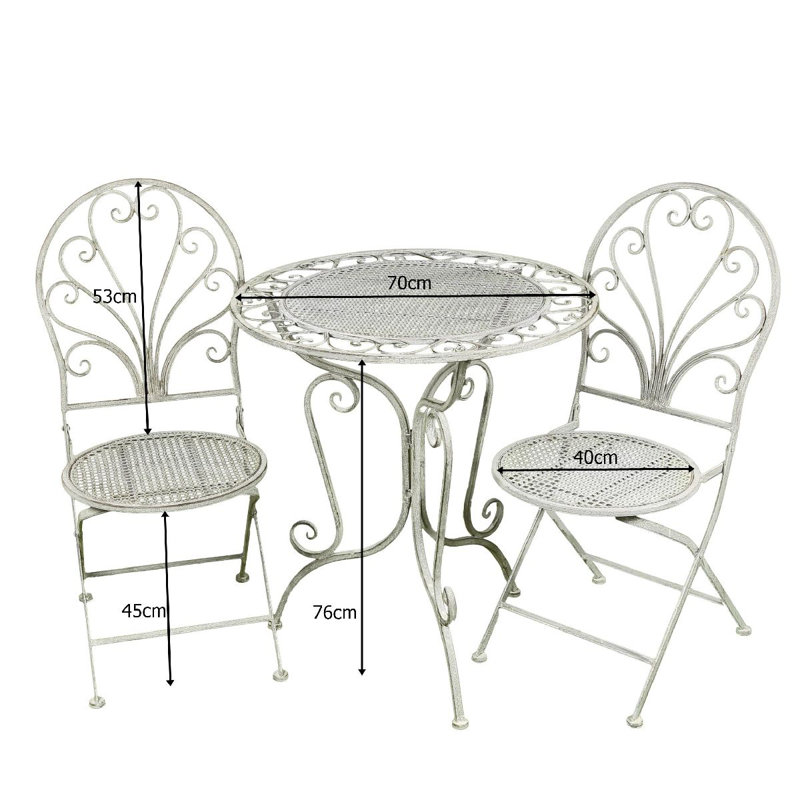 Gardiner 2 Seater Bistro Set