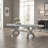 Culcrum Vintage Bone White Rectangular Dining Table