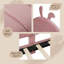 Lit de jour simple en velours rose avec tête de lit Bunny