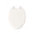 Brevia Toilet Seat with Quick-Release Hinges and Grip-Tight Bumpers-10979258-91059806
