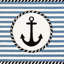 Tapis ivoire / bleu marine Hickman-671654693