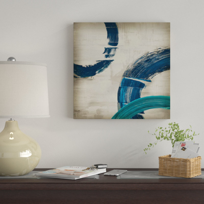 « halcyon ii », impression sur toile, H 26 po x l 26 po x P 1,5 po, Pas de tapis, Toile tendue