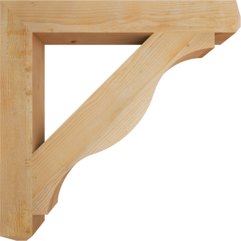 Support pour scie rugueuse, sapin Douglas, l 6 po x P 46 po x H 46 po, Sapin de Douglas, H 46 po x l 6 po x P 46 po