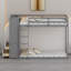 Lit superposé Smart-Organized avec rail suspendu, bande lumineuse, tiroirs et espaces de travail doubles-912657342