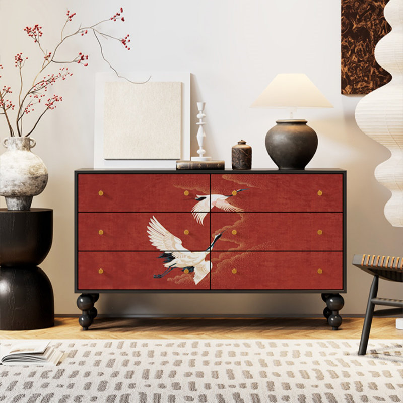 Commode d'appoint en bois massif