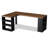 All-Solid-Wood L-Shaped Desk with Bookcase-114324178