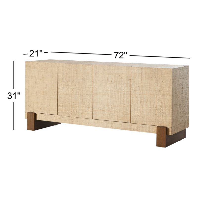 HATCH 72'' W Solid Wood Sideboard