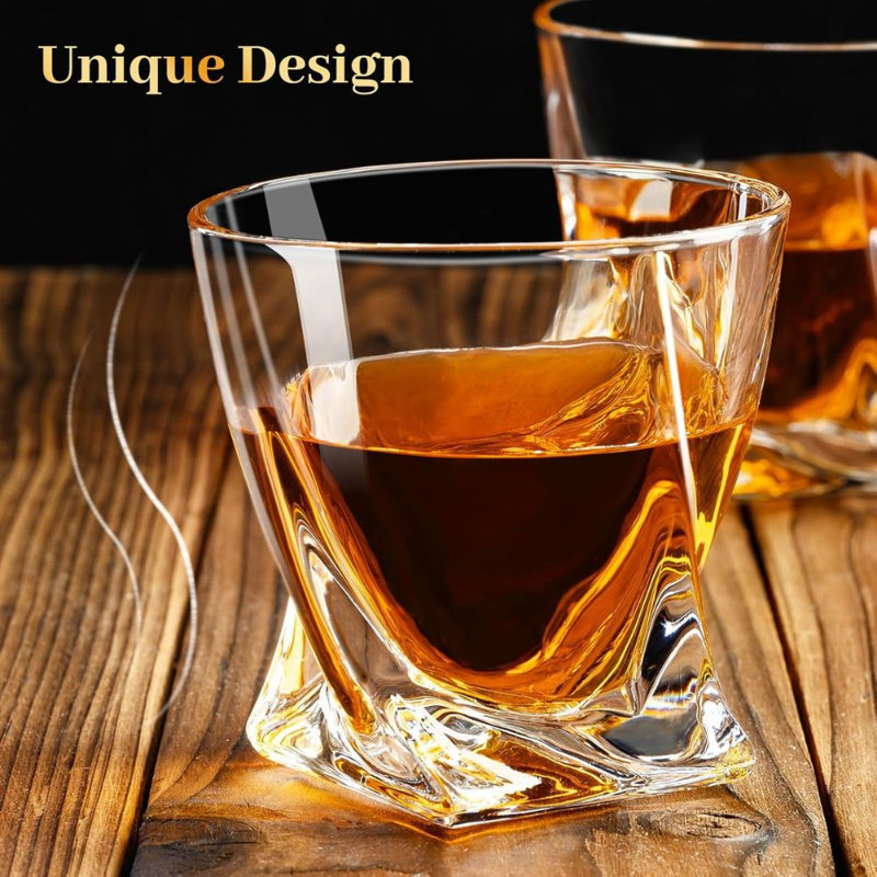 2 verres à whisky élégants 2 pièces