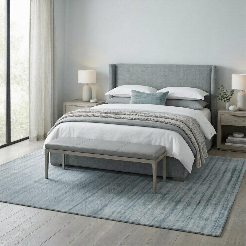 Fontanne Viscose Striped Indoor Rug, Rectangle 10' x 14'