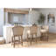 Tabouret de bar rembourré de 26 pouces avec pivot, à hauteur de comptoir, gris, dossier beige, structure en bois massif, support confortable, tabouret à hauteur de comptoir à assemblage rapide, rembourré de 26 po, couleur grise