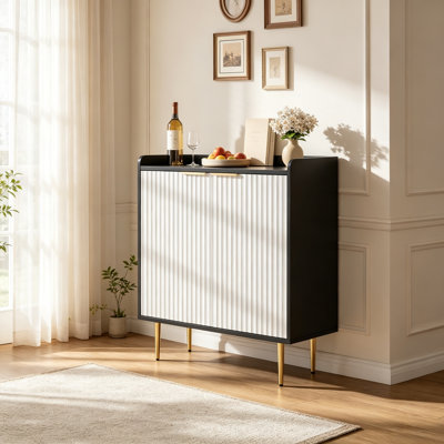 Buffet Farmhouse, buffet multifonctionnel avec rangement