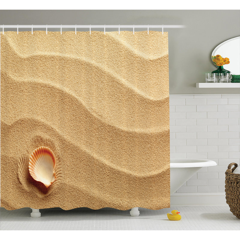 Rideau de douche Little Seashell, H 84 po x l 69 po