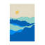 Art sur toile bleu gigi rosado-105647830
