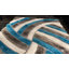 Tapis blanc / gris / bleu en polyester Marcellina-2045073510