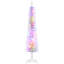 5FT Tall Pencil Prelit Artificial Christmas Tree With 250 Colourful Surface Branches & 150 Colourful LED Lights