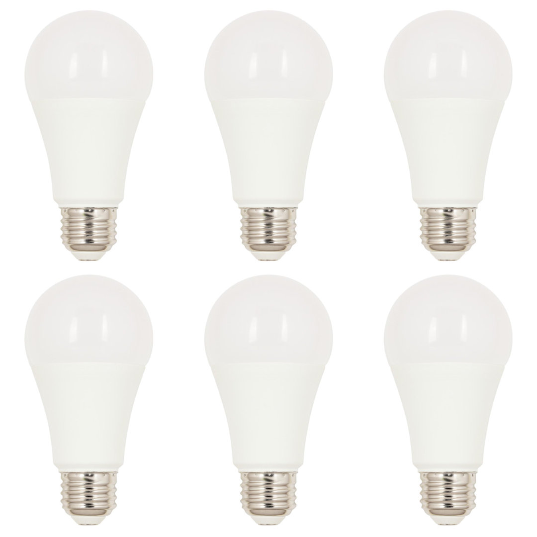 100 Watt Equivalent A19 E26/Medium (Standard) LED Bulb (Set of 6) Westinghouse Lighting
