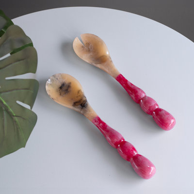 Resin Rio Salad Servers