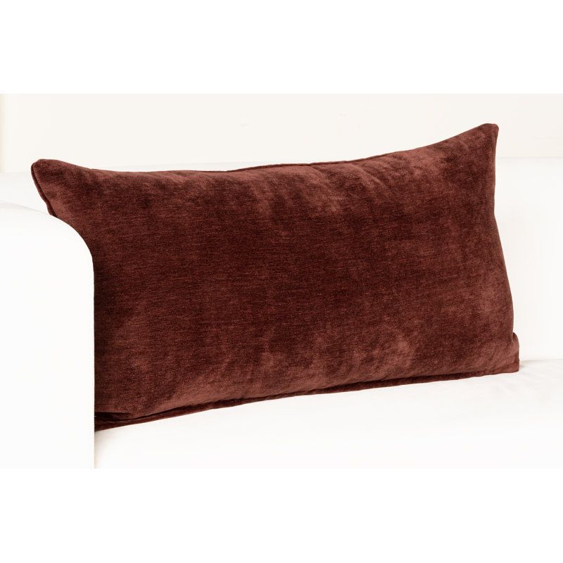 Coussin Renley, Polyfill, 21 po x 12 po, Wine