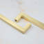 Satin Brass Slim Squared D-Bar Handles -122026798