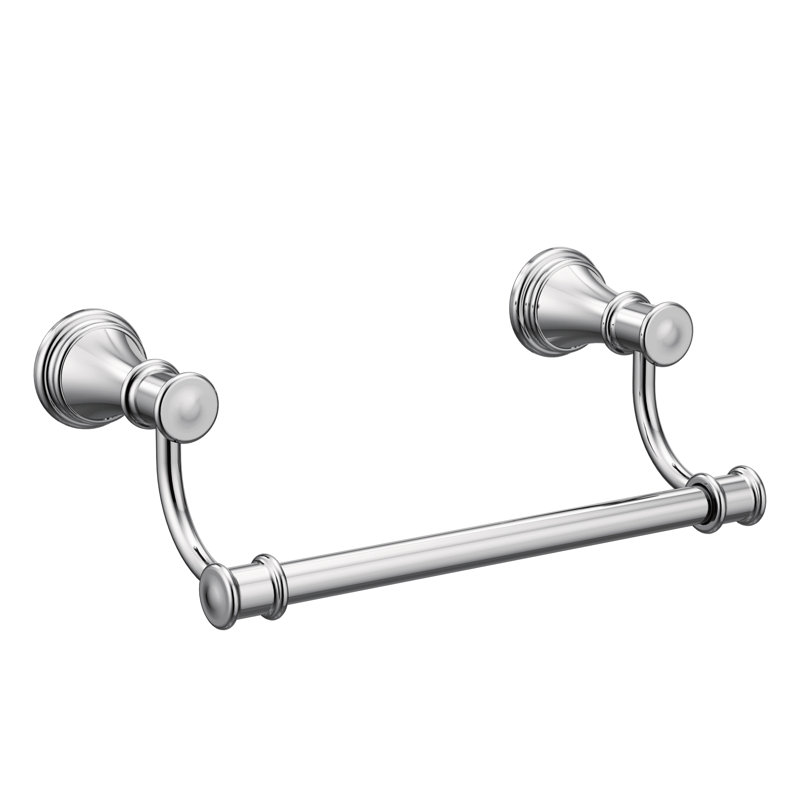 Belfield Bathroom 11" Wall Mounted Towel Bar, Chrome