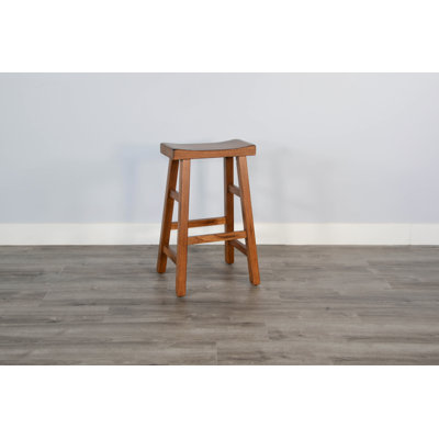 Anneliesa Solid Wood Counter Stool