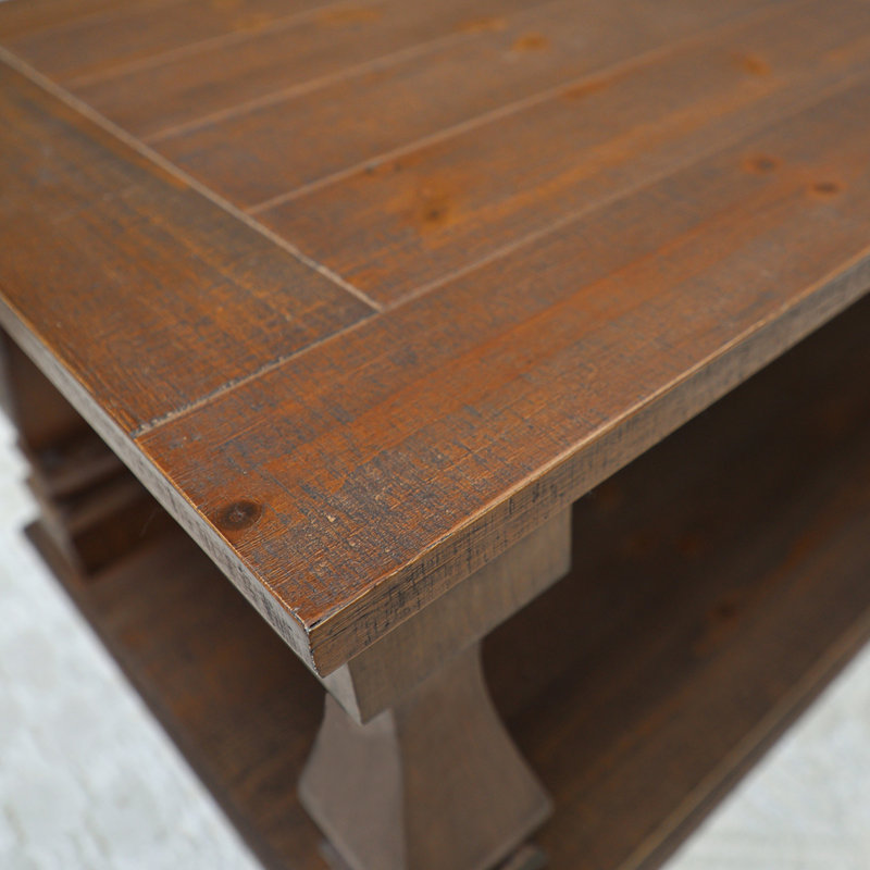 Table basse 47,24 "Farmhouse, Brun antique