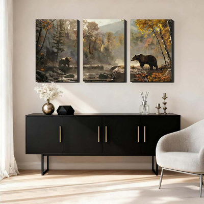 3 Piece Wrapped Canvas Print