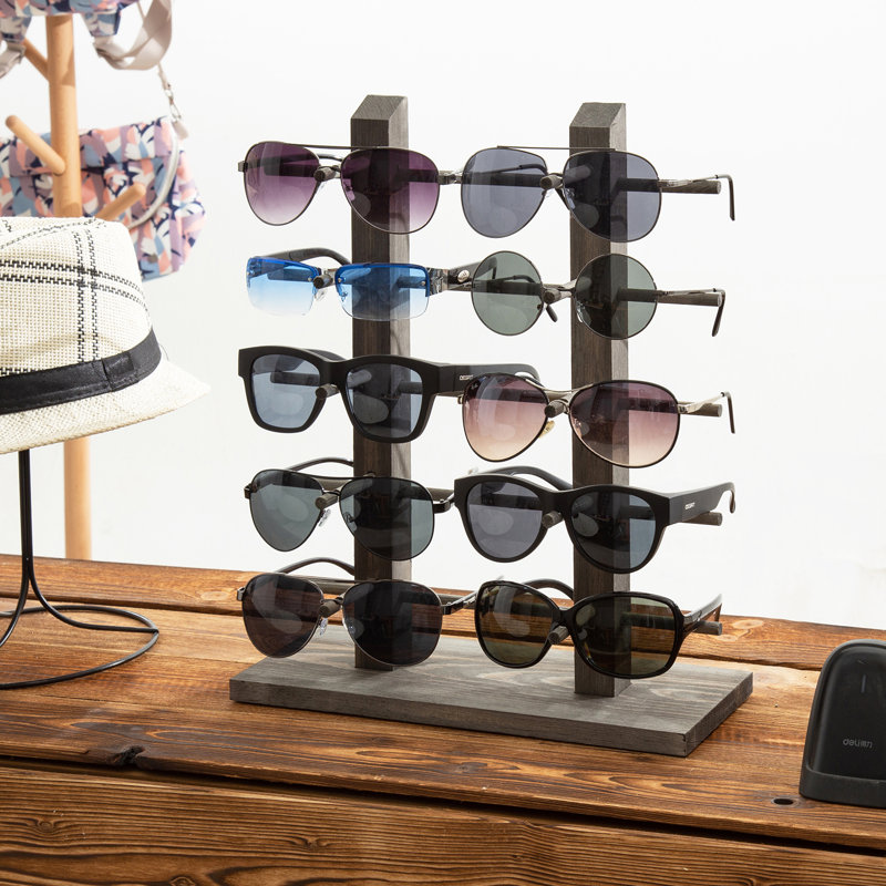 Présentoir à lunettes de soleil rétro