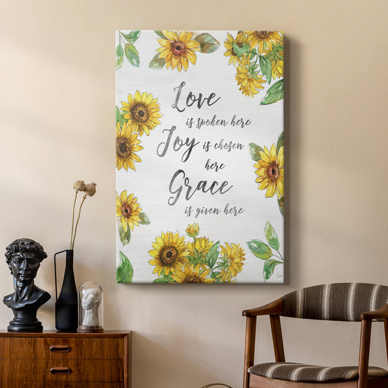 Grace Given Here -Custom Wrapped Gallery Cavas, 27" H x 18" W
