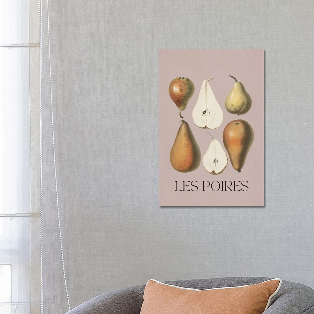 Les Poires von Flower Love Child - Gallery-Wrapped Canvas Giclée on Canvas