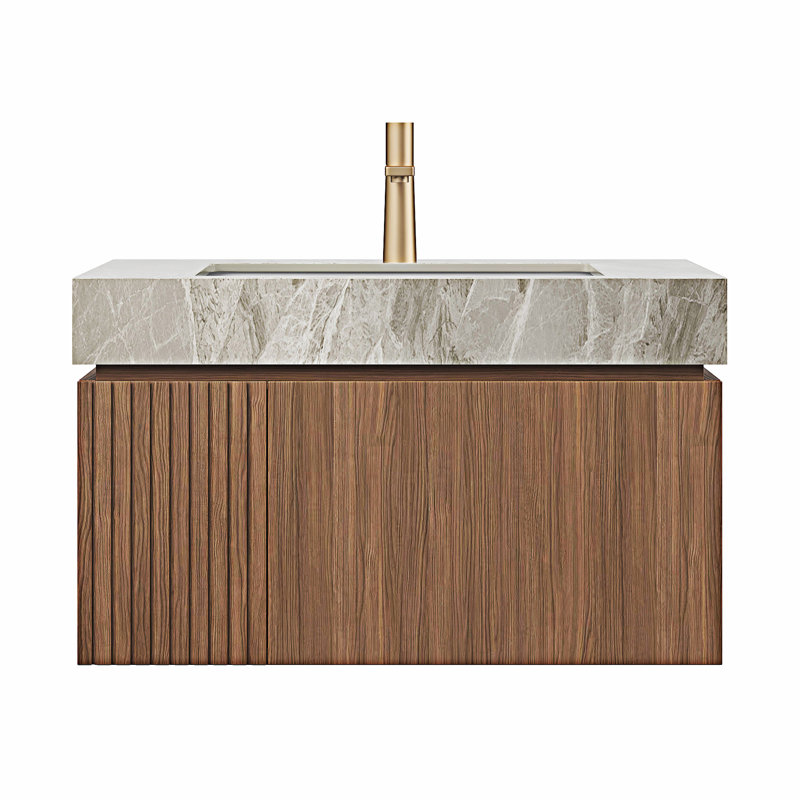 Meuble-lavabo mural avec lavabo, 30"
