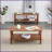 2-Tier Rectangular Coffee Table for Living Room - Solid Wood+MDF, Easy Clean &amp; Quick Assembly-421180211