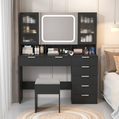 Ensemble de coiffeuse avec USB