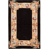Castilian II Oriental Area Rug in Black/Brown