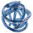 Holliman Decorative Glass Knot Colorful Abstract Decor Piece-1270005040-1320169753