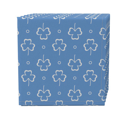 Cotton Twill Floral Square Napkin
