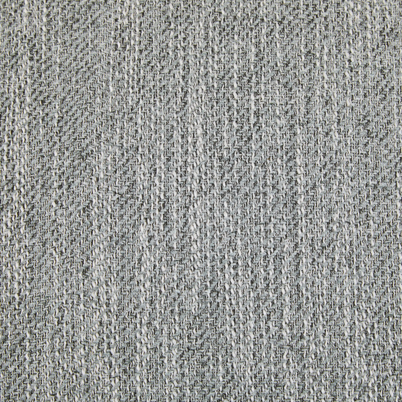 Chaise de salle à manger avec dossier et sièges rembourrés Wateley (ensemble de 2), Gris clair