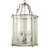 8 - Light Chrome Lantern Pendant With Glass Shade-46818545-29557822