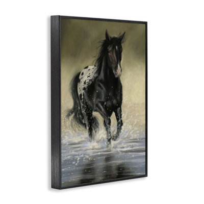 Éclaboussures de cheval au galop par Victoria Schultz