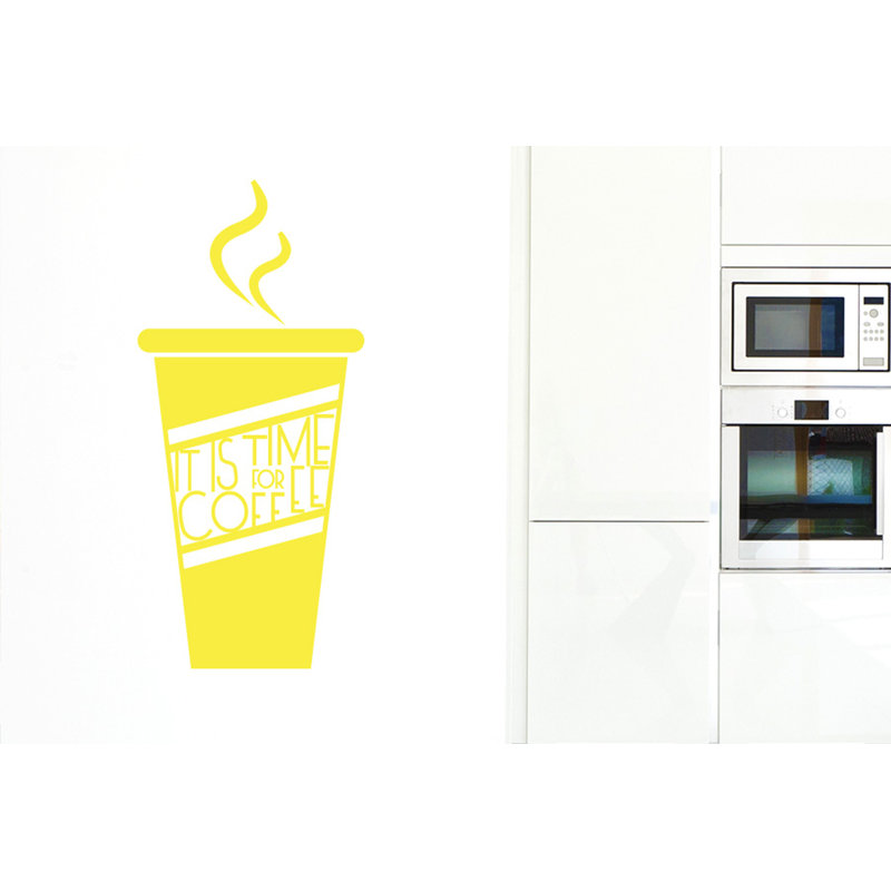 Food & Beverage Wall Decal, Large, Bright Yellow
